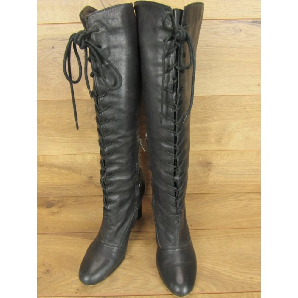 Sam Edelman Sanford Leather Lace-Up Boots!